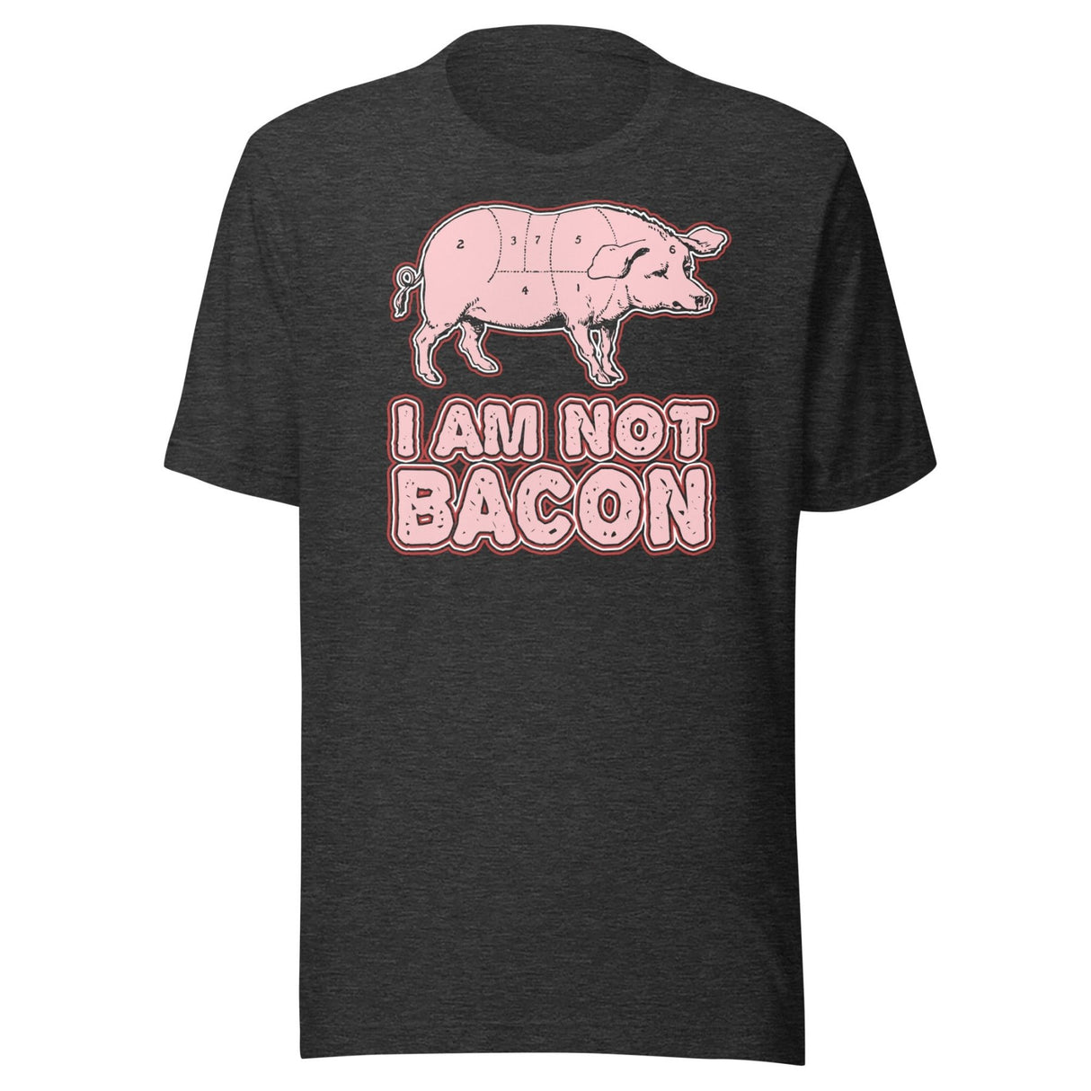 I am Not Bacon Pig Shirt