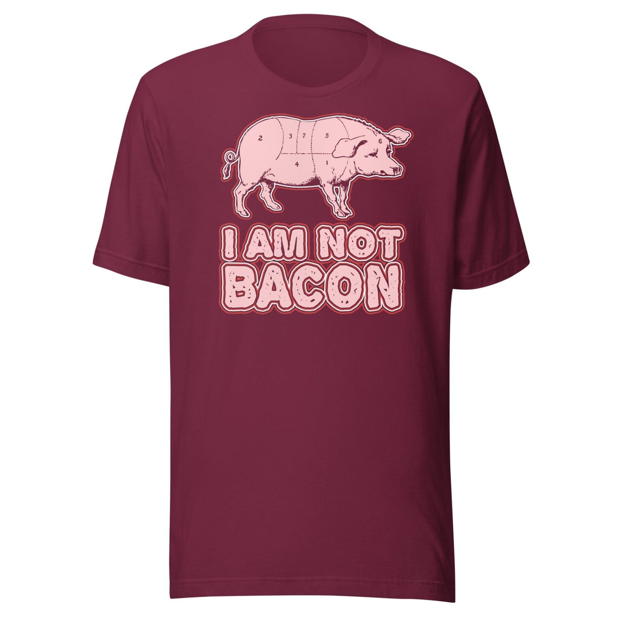 I am Not Bacon Pig Shirt
