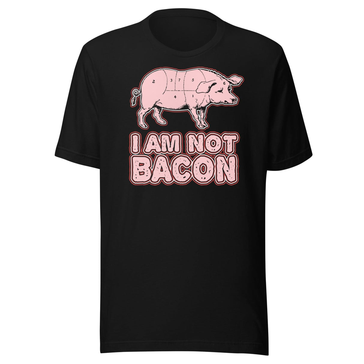I am Not Bacon Pig Shirt