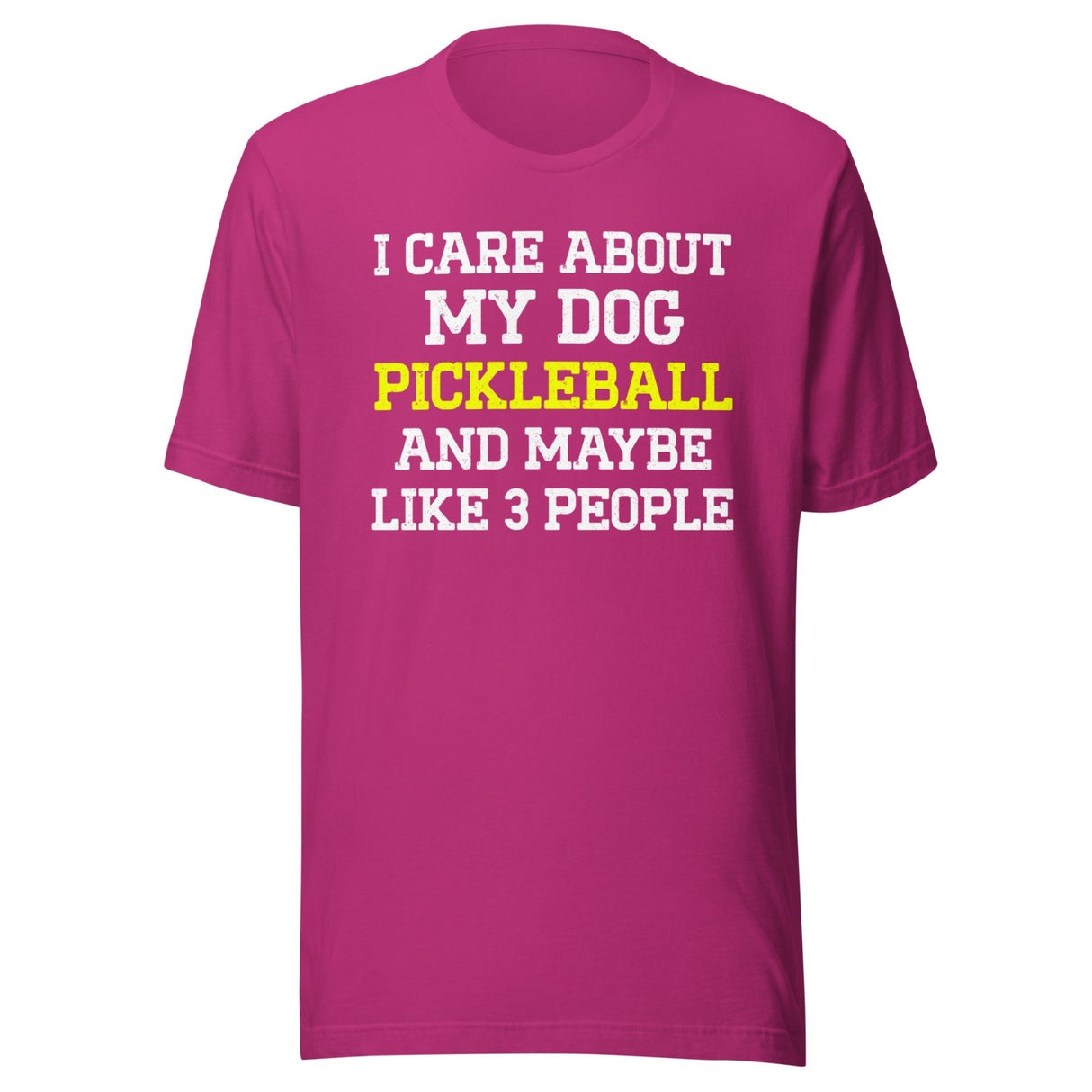 I Care About My Dog and Pickleball Shirt