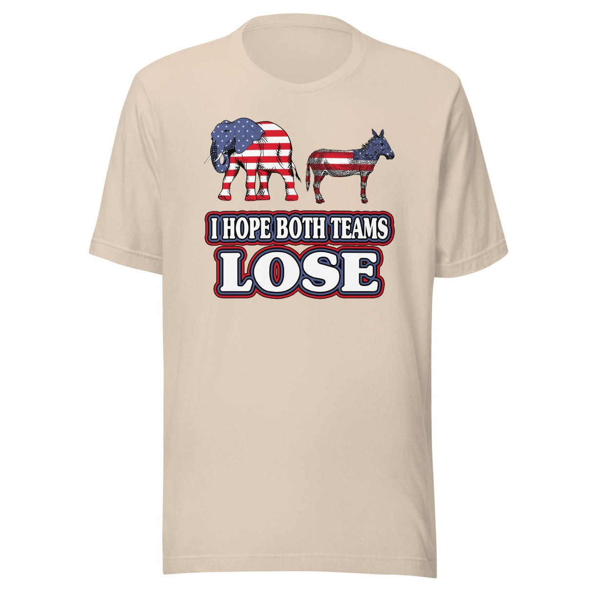 I Hope Both Teams Lose Libertarian Shirt