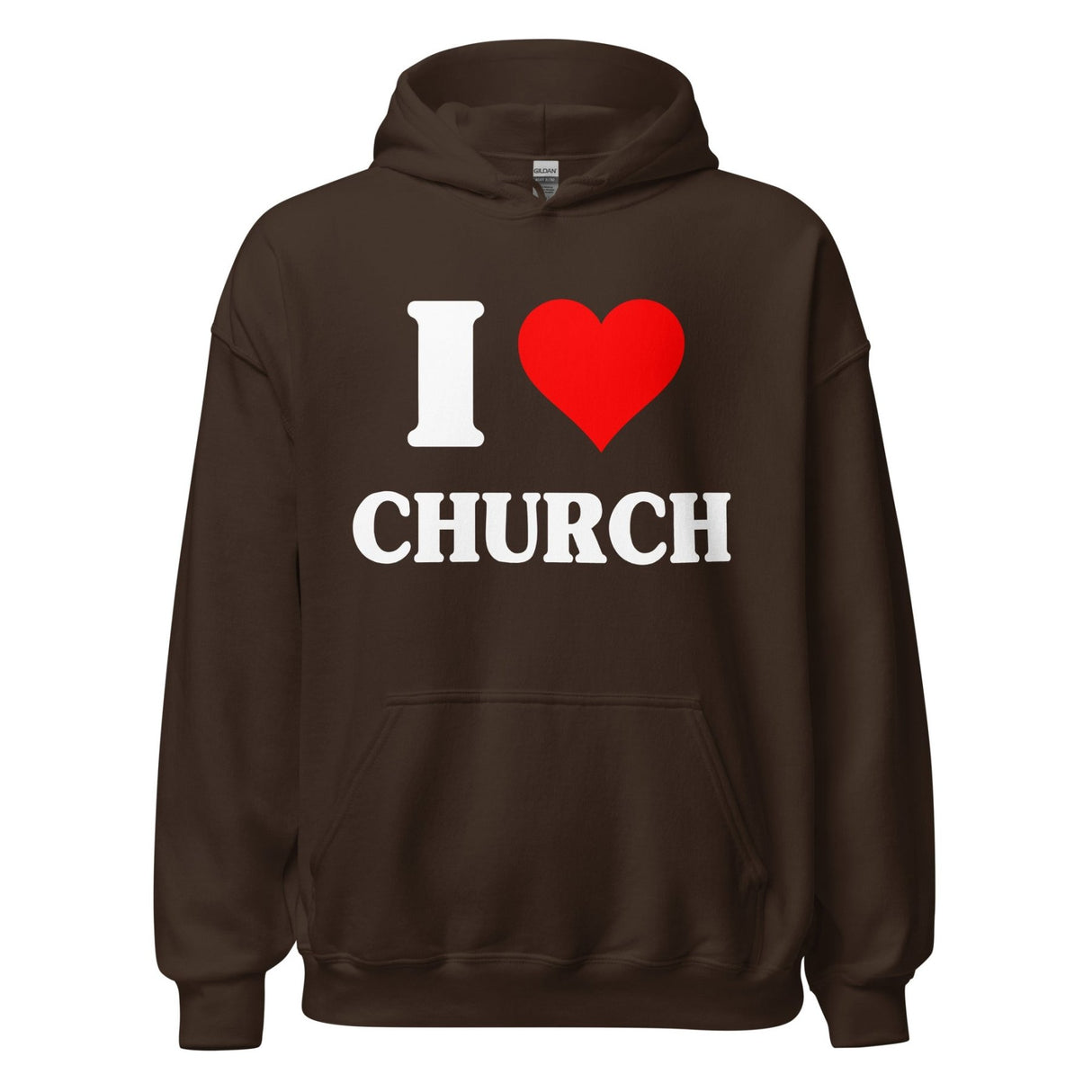 I Love Church Hoodie