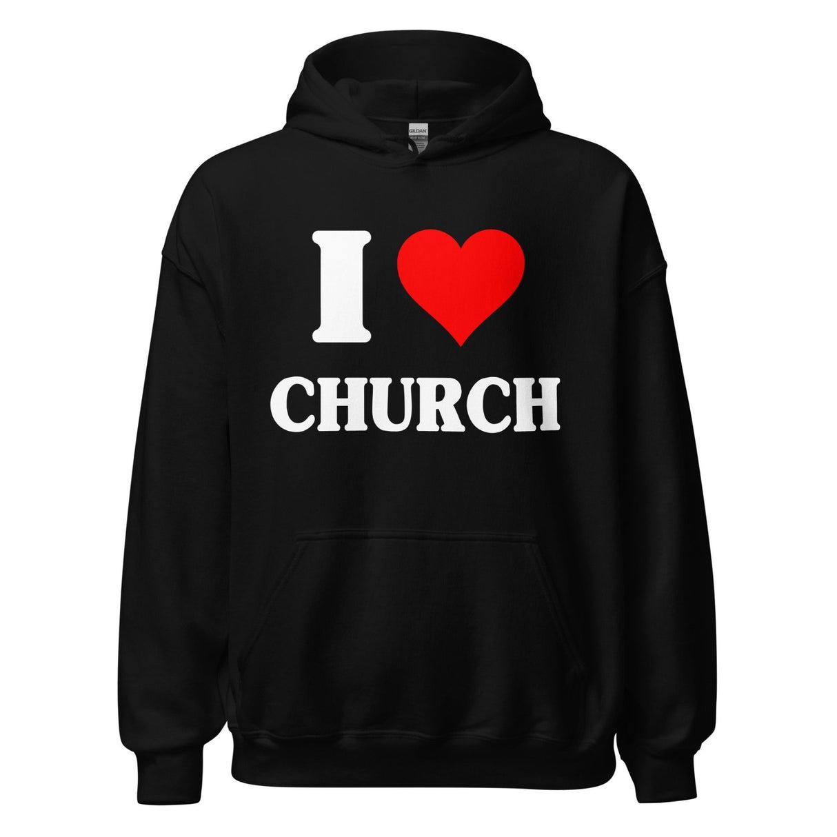 I Love Church Hoodie