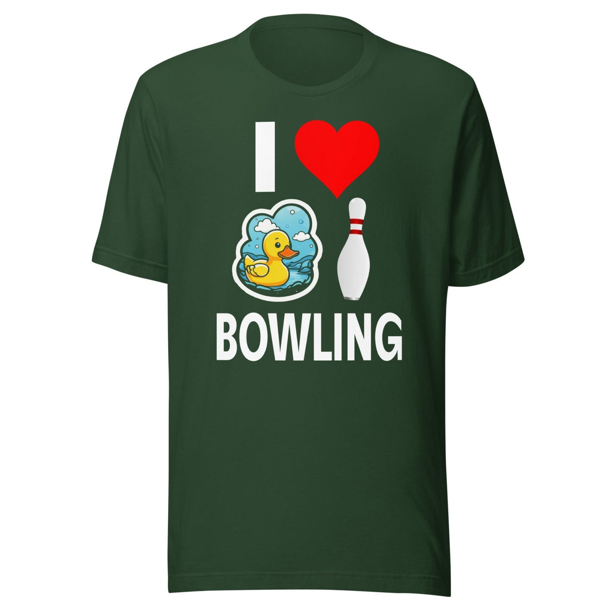 I Love Duckpin Bowling Shirt