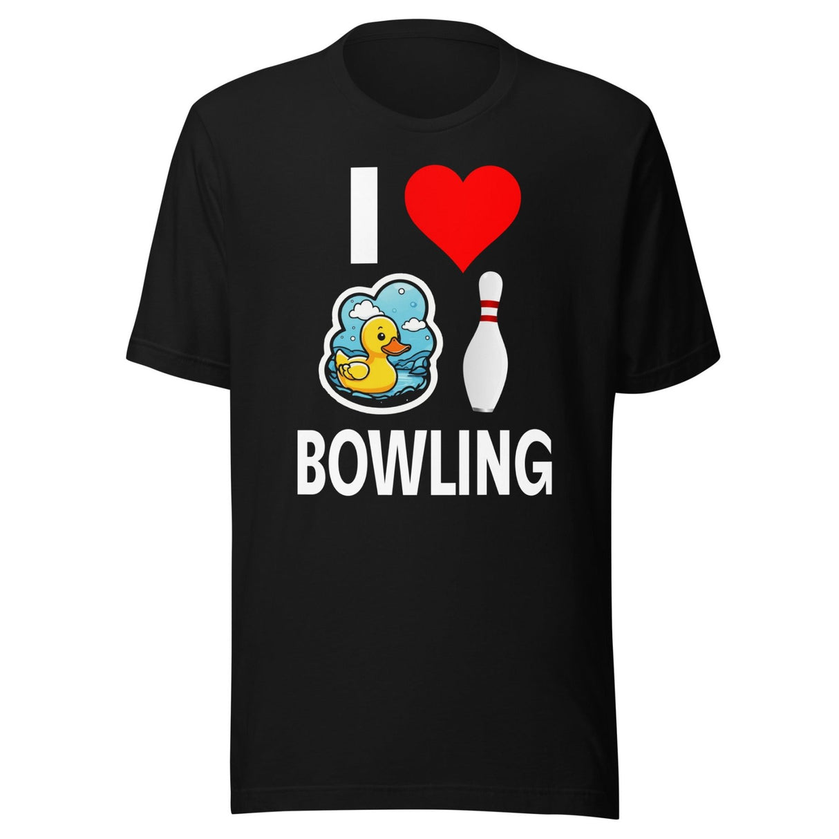 I Love Duckpin Bowling Shirt