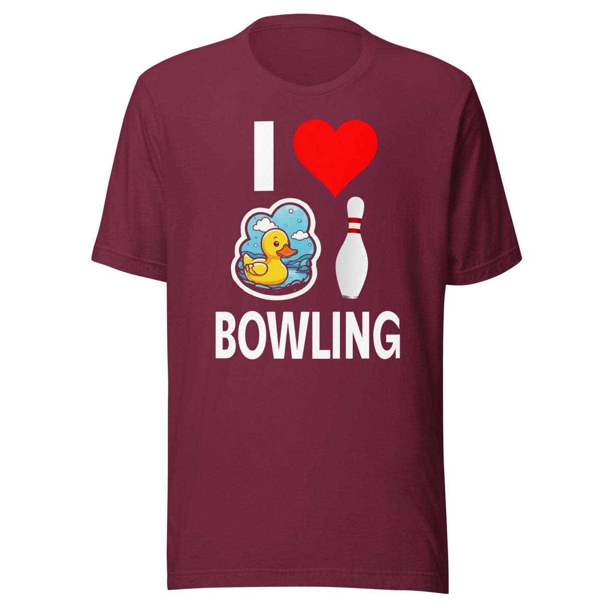 I Love Duckpin Bowling Shirt