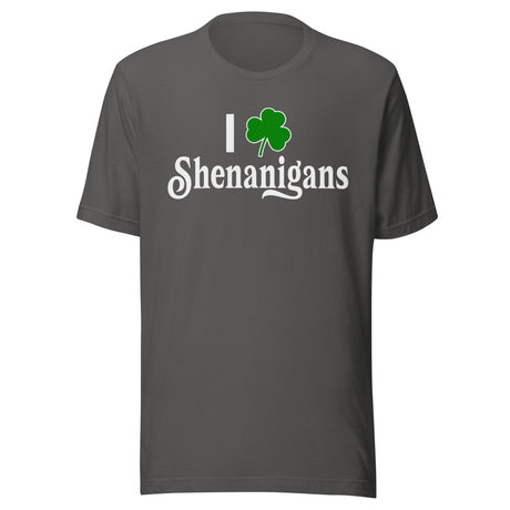 I Love Shenanigans Clover Shirt