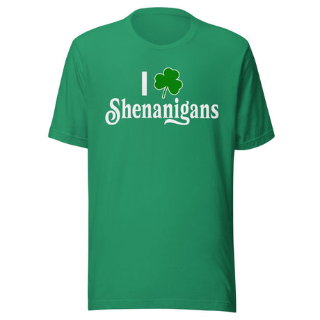 I Love Shenanigans Clover Shirt