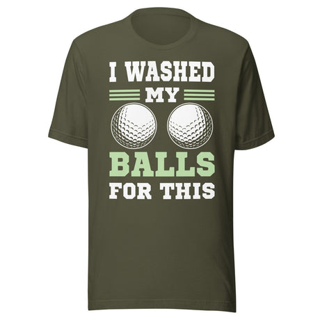 I Washed My Balls For This Golf Shirt