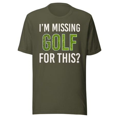 I'm Missing Golf For This Shirt