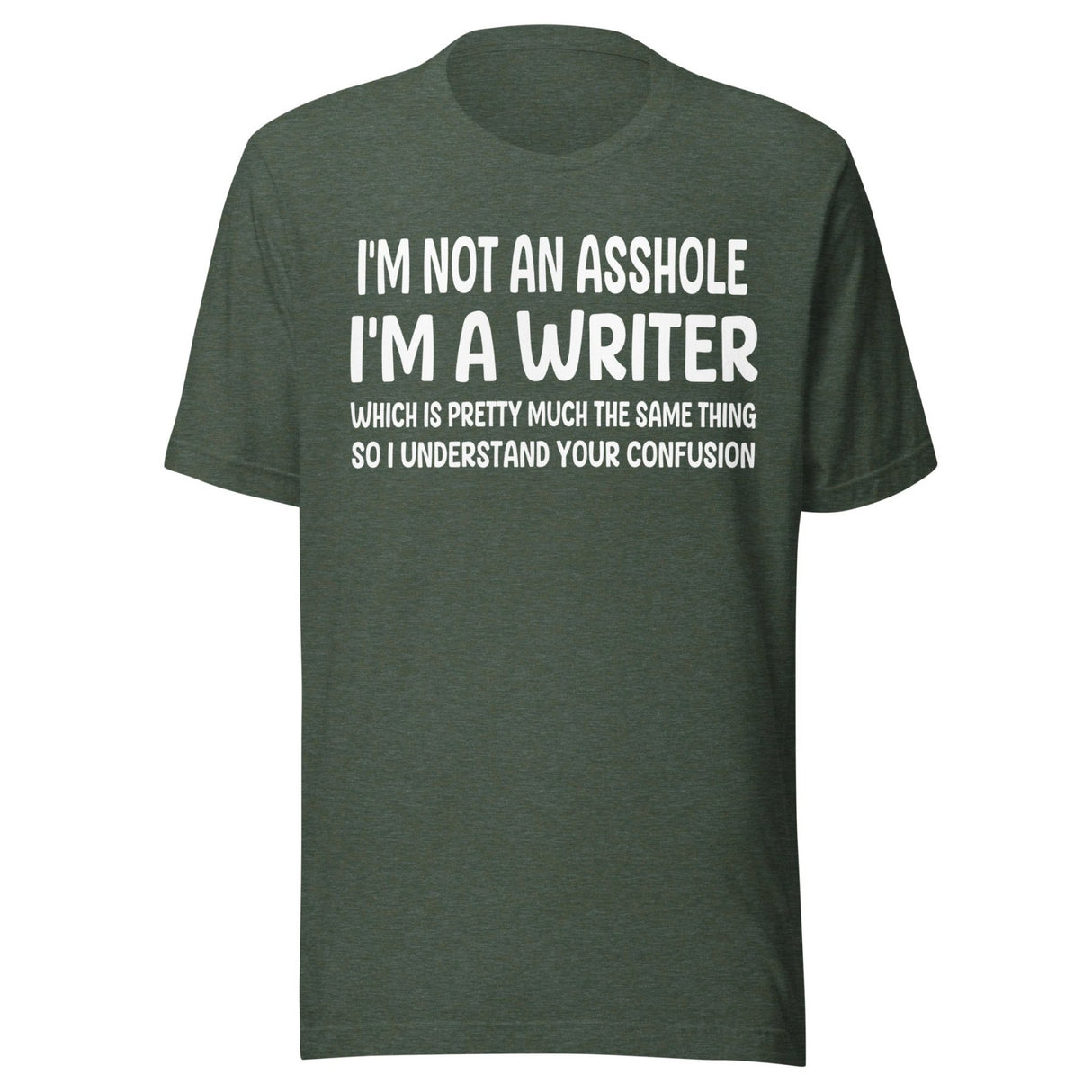I'm Not an Asshole I'm a Writer Shirt