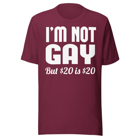 I'm Not Gay But 20 is 20 Shirt