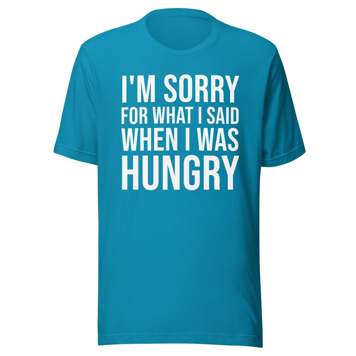 I'm Sorry For What I Said When I Was Hungry Shirt