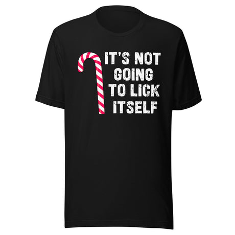 It's Not Going To Lick Itself Candy Cane Shirt