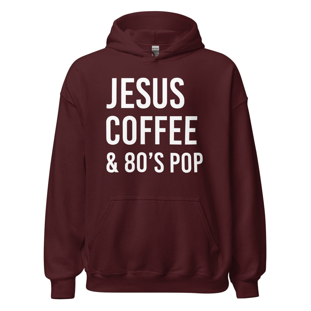 Jesus Coffee and 80's Pop Hoodie