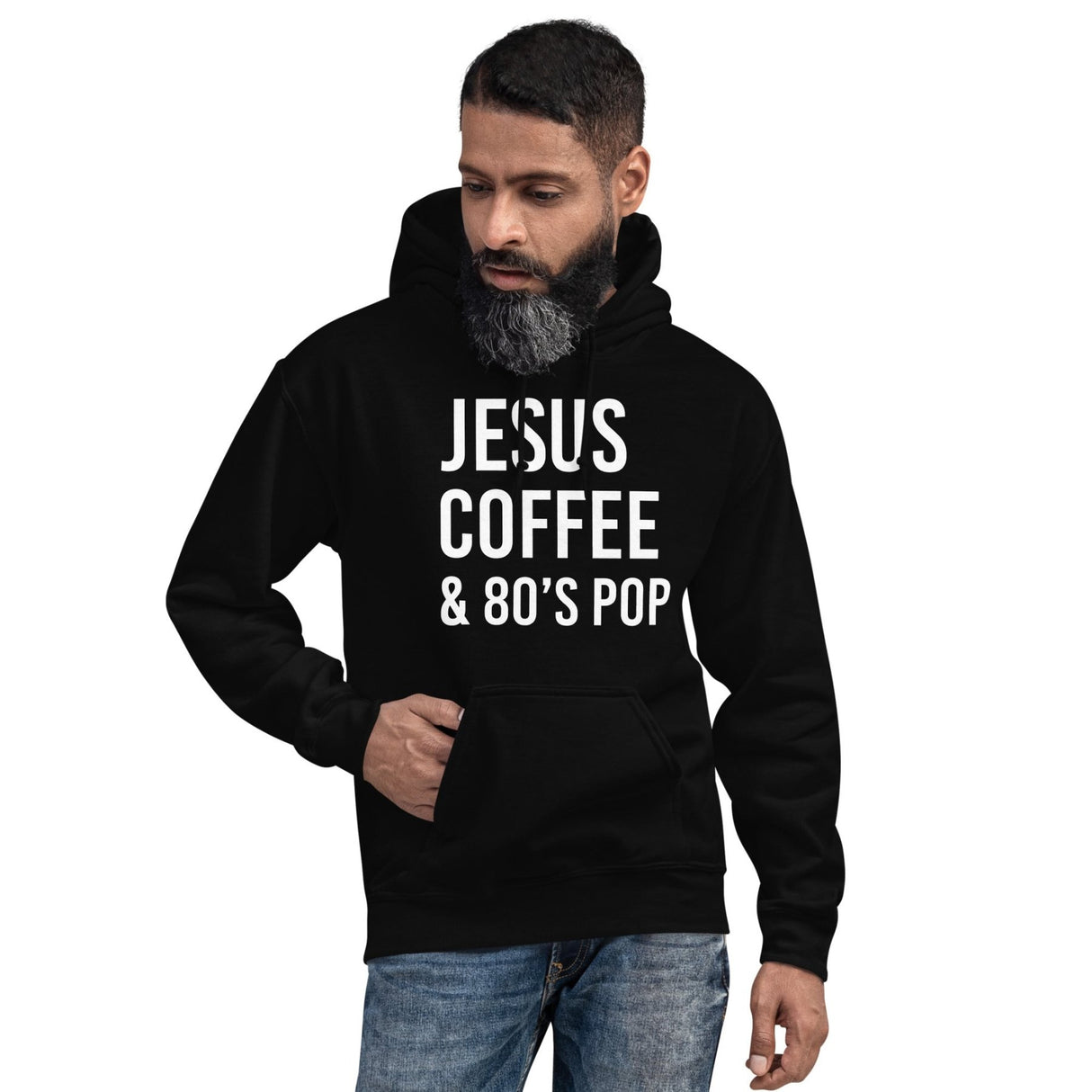 Jesus Coffee and 80's Pop Hoodie