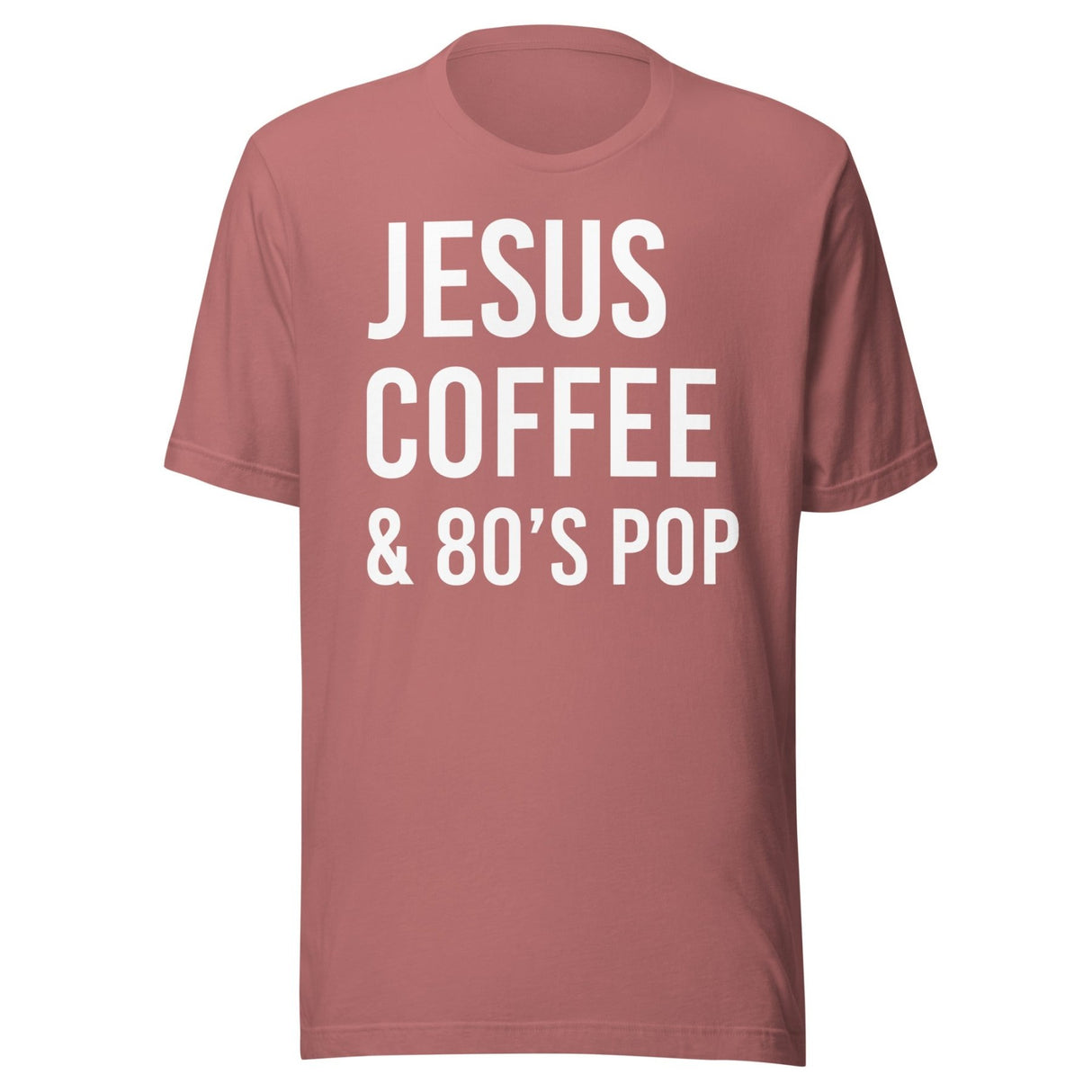 Jesus Coffee and 80's Pop Shirt