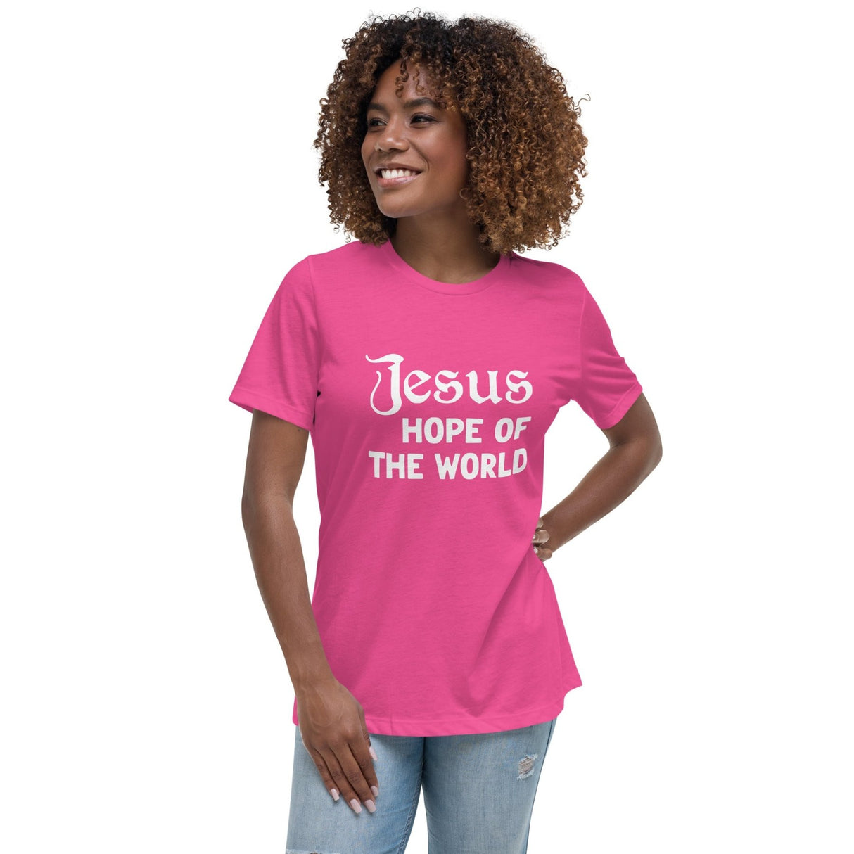 Jesus Hope Of The World Women's Shirt