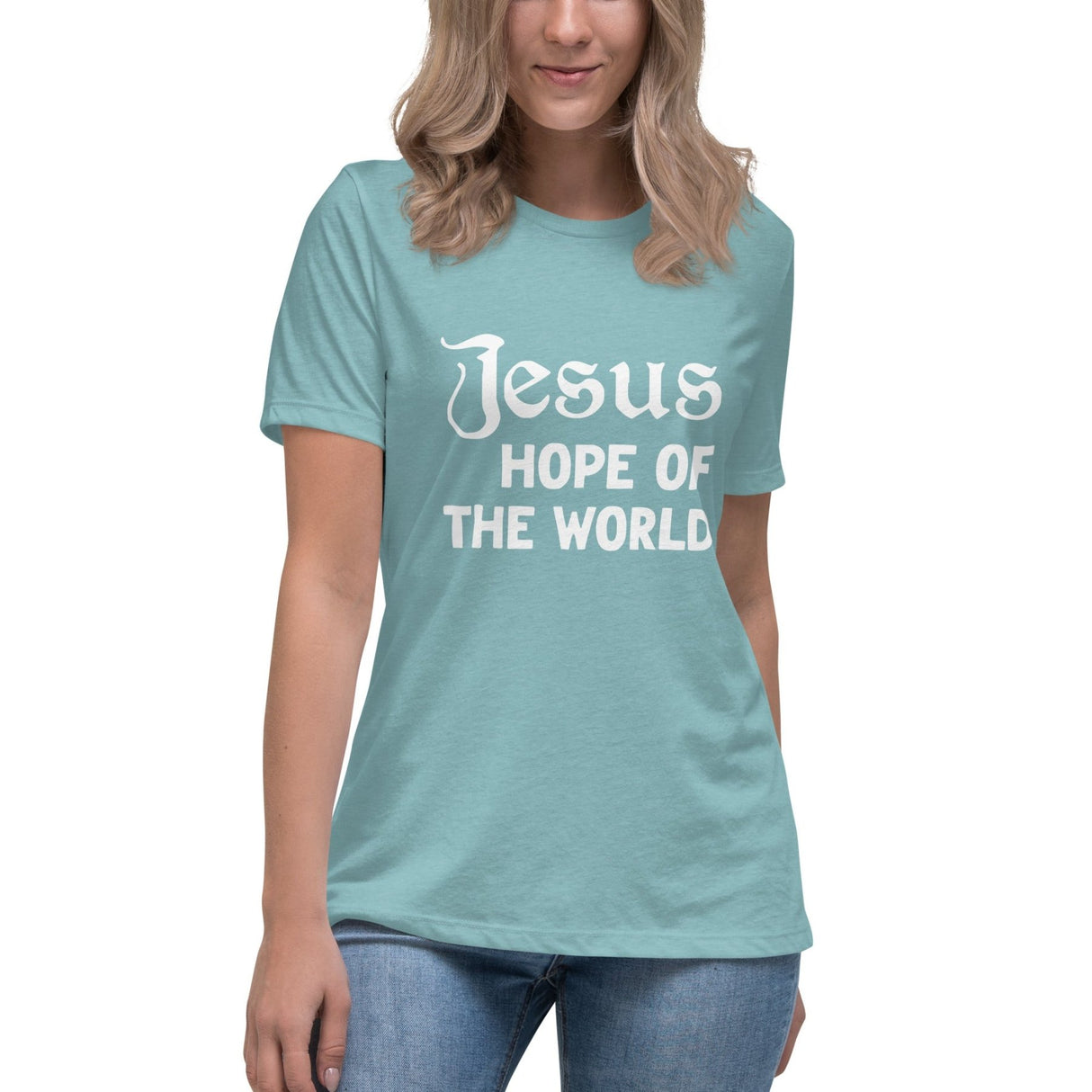 Jesus Hope Of The World Women's Shirt