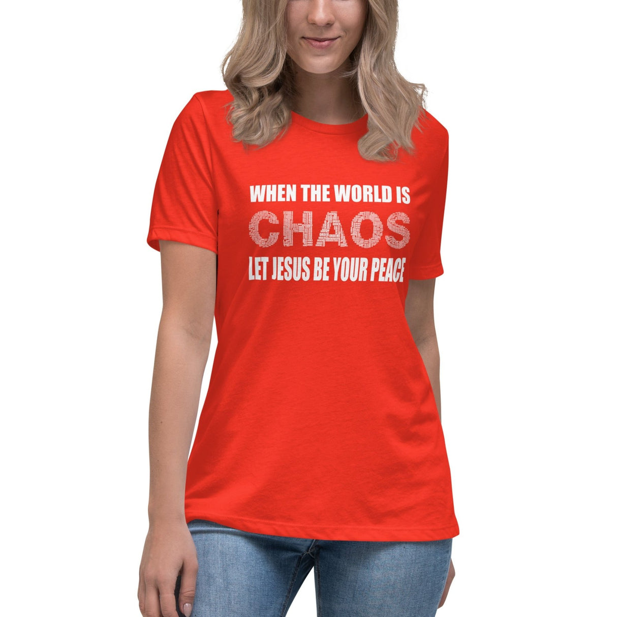 Let Jesus Be Your Peace Women's Shirt