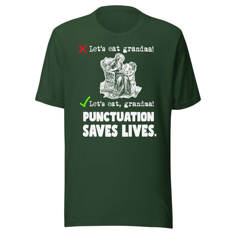 Let's Eat Grandma Punctuation Saves Lives Shirt