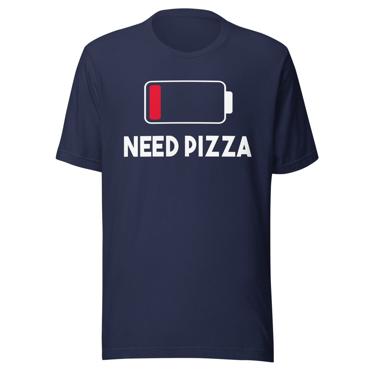 Low Battery Need Pizza Shirt