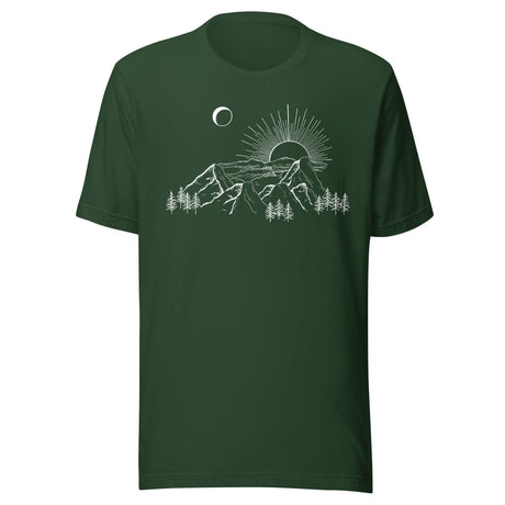 Mountain Sunset Hiking Shirt