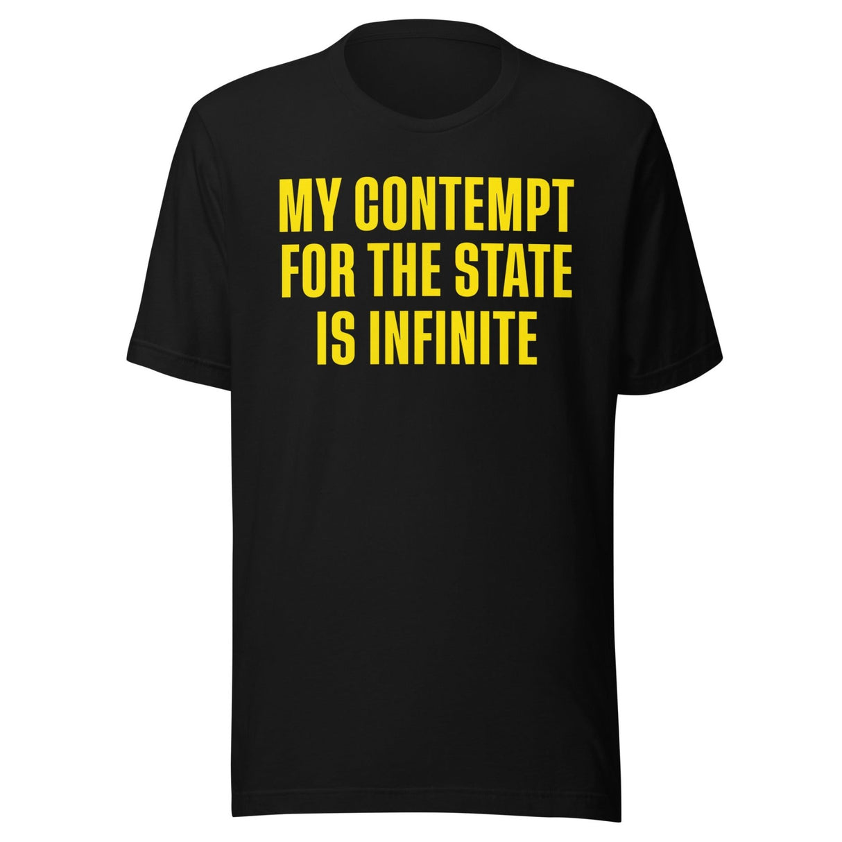 My Contempt For The State Is Infinite Shirt