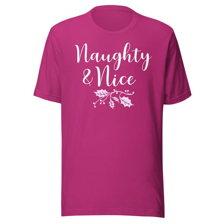 Naughty and Nice Christmas Shirt