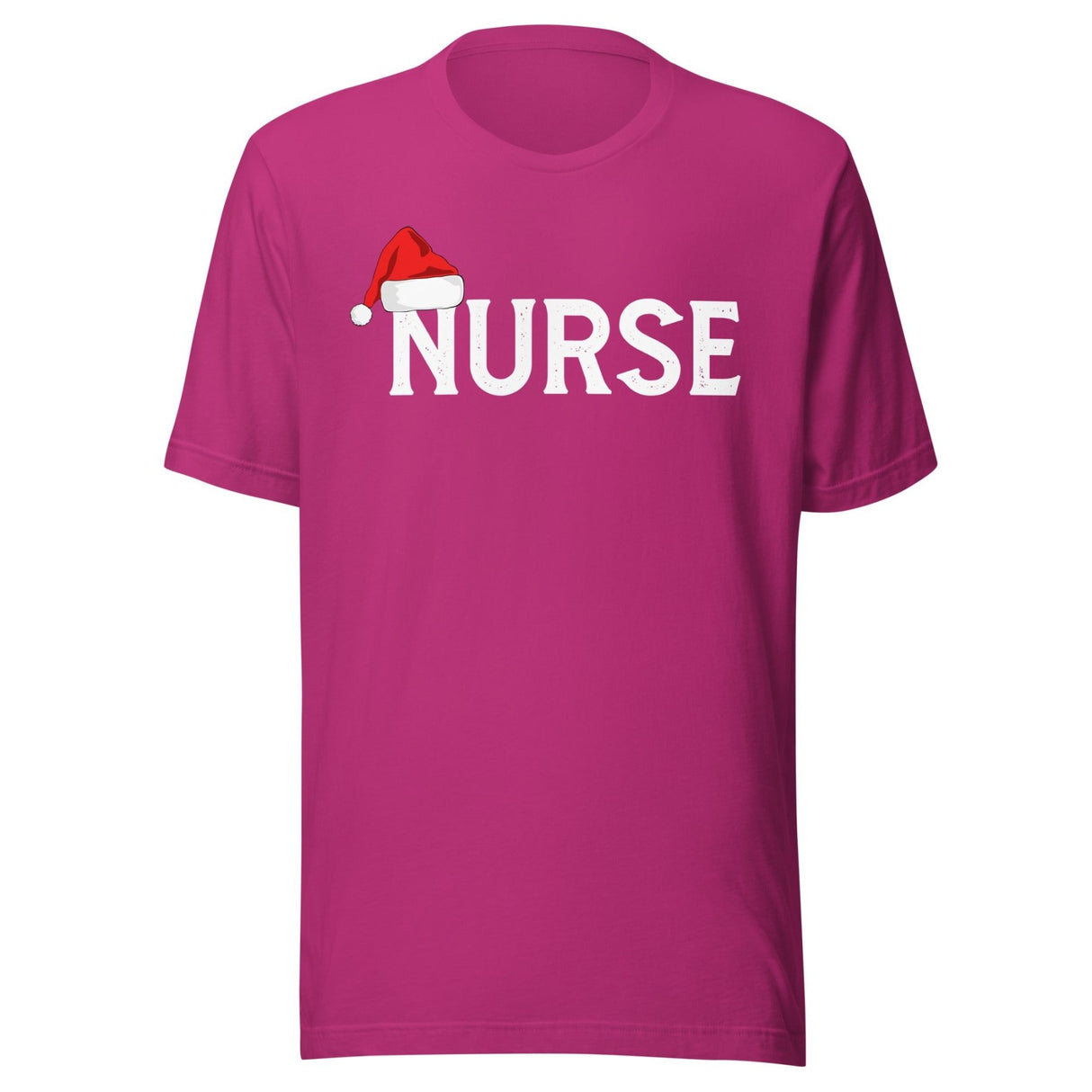 Nurse With Santa Hat Shirt