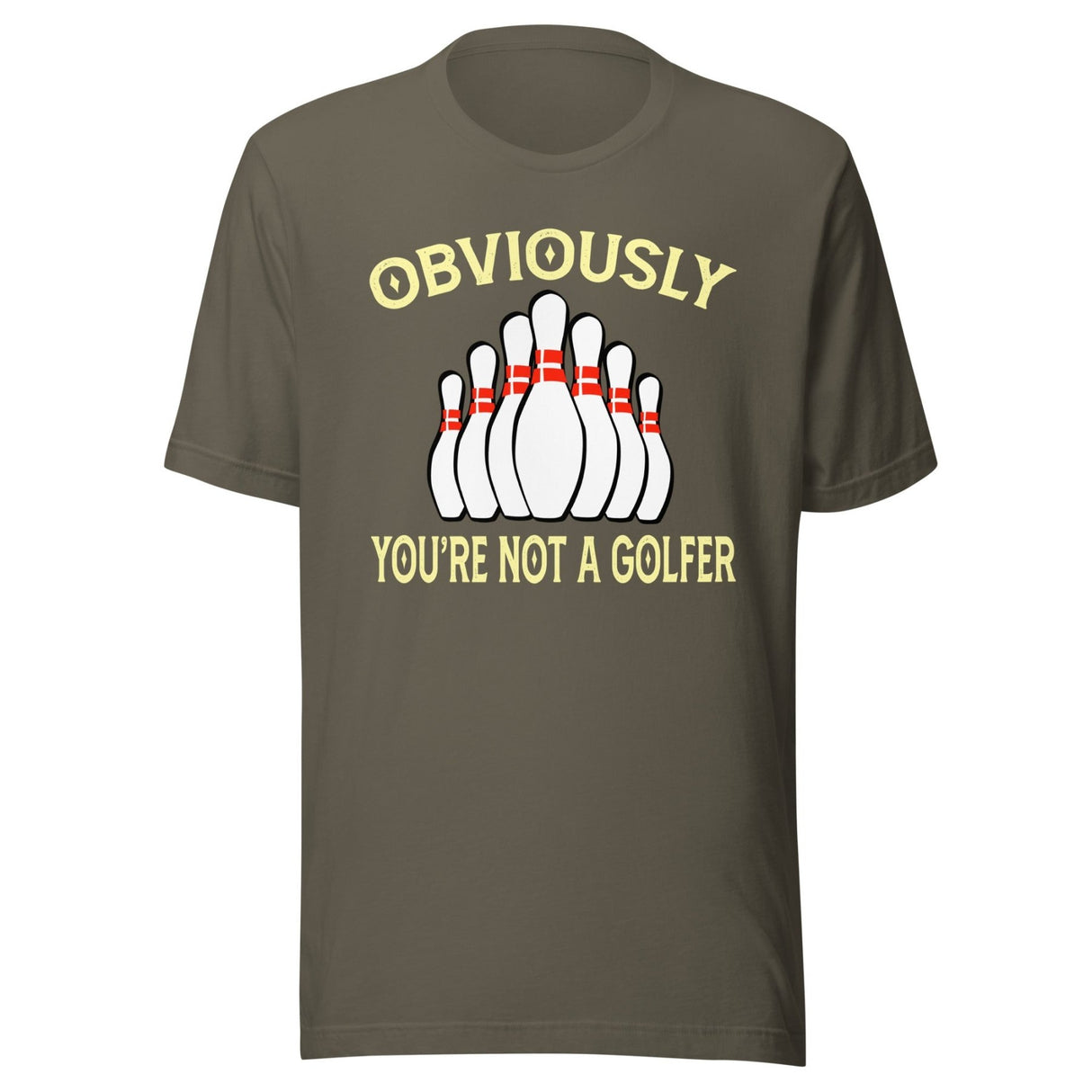 Obviously You're Not A Golfer Bowling Shirt