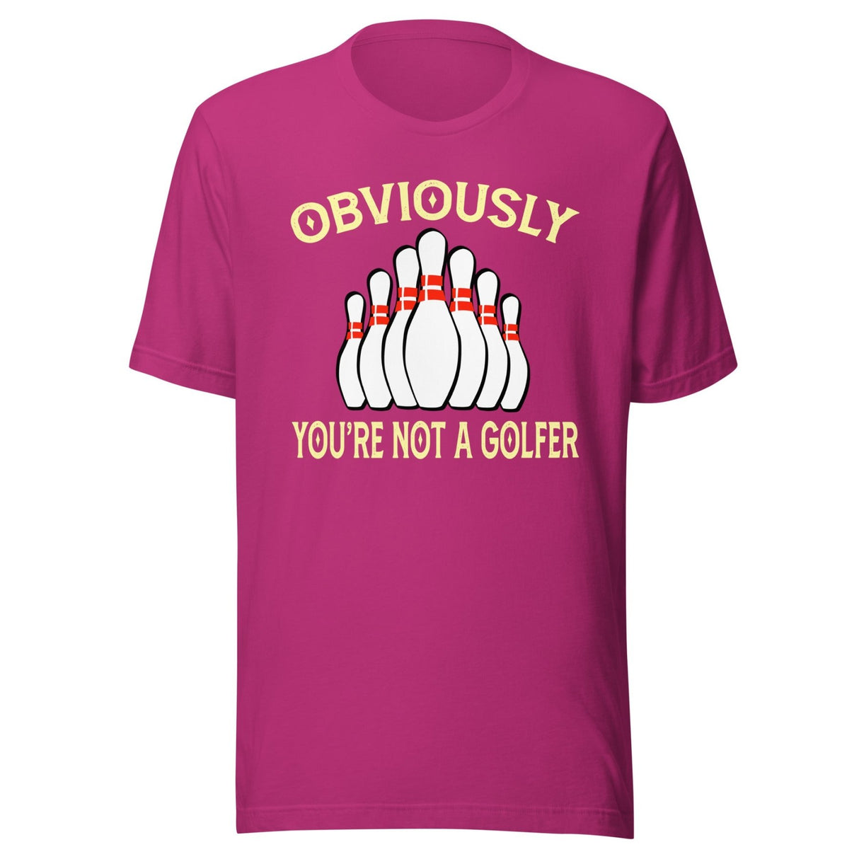 Obviously You're Not A Golfer Bowling Shirt