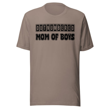 Outnumbered Mom of Boys Shirt