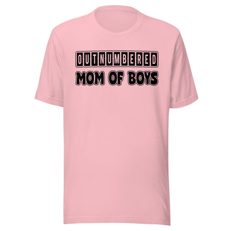 Outnumbered Mom of Boys Shirt