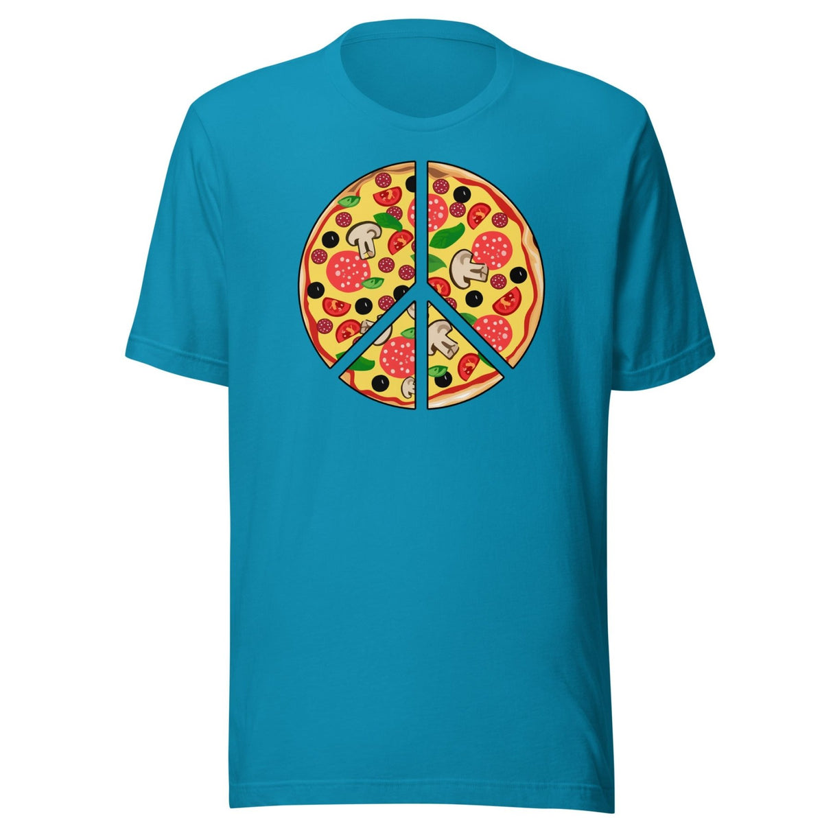 Peace Sign Pizza Shirt
