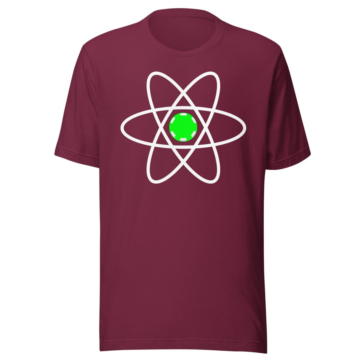 Physics Poker Chip Atom Shirt