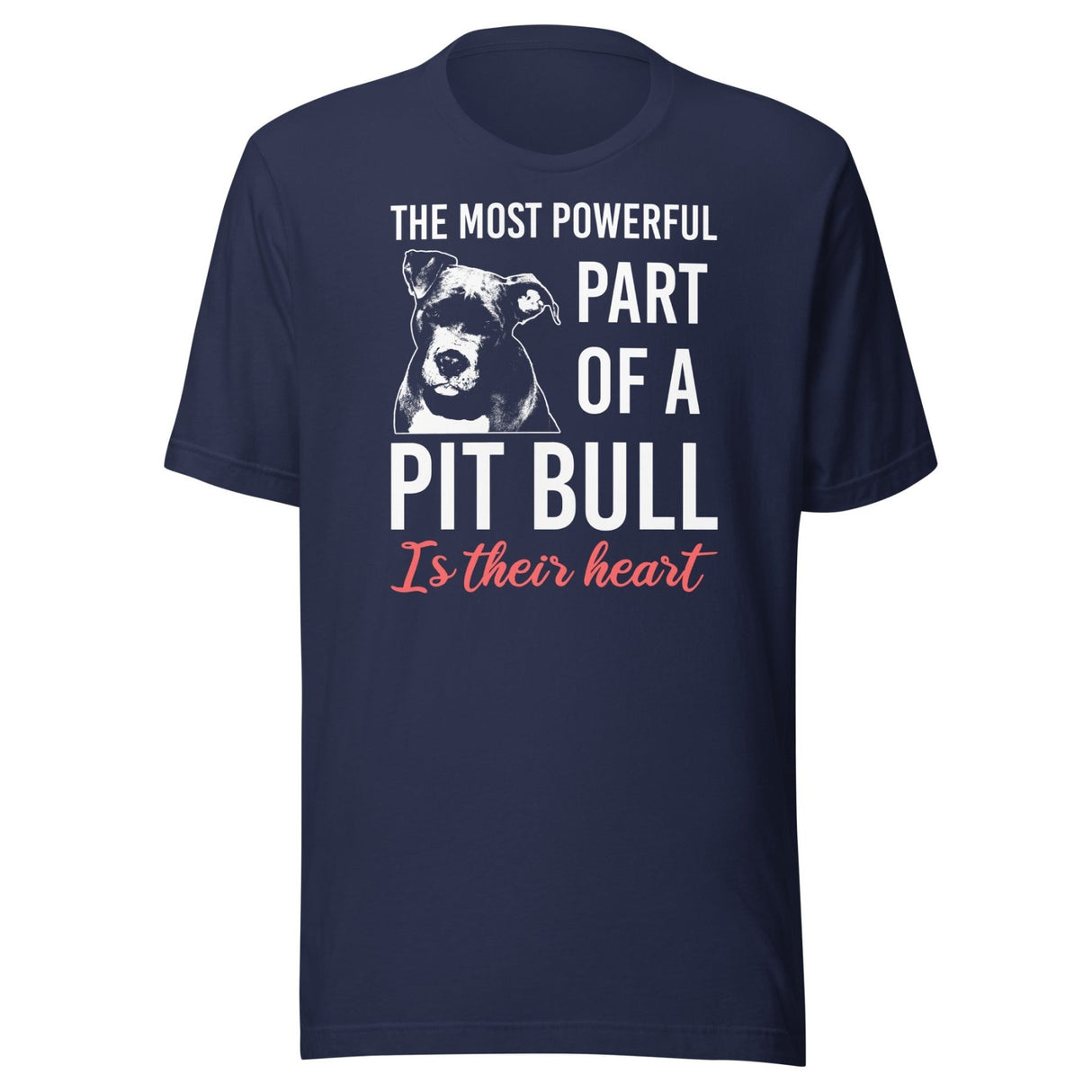 Pit Bull Powerful Heart Shirt