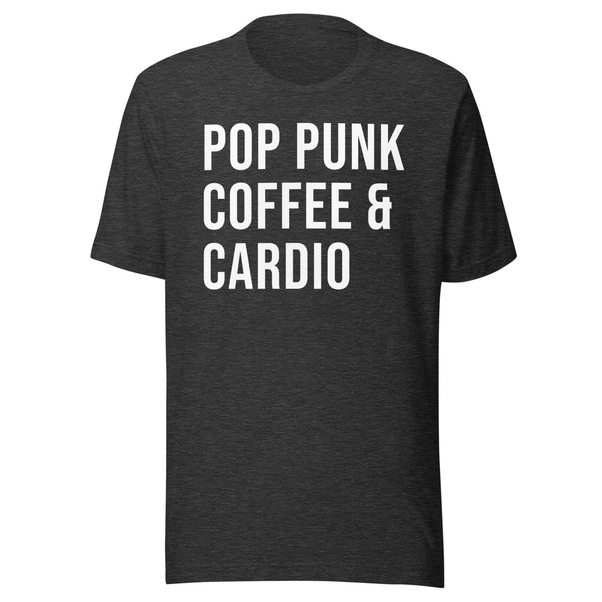 Pop Punk Coffee and Cardio Gym Shirt