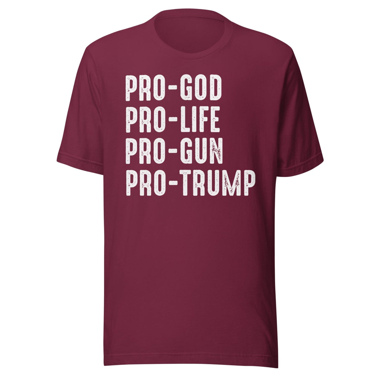 Pro God Pro Life Pro Gun Pro Trump Shirt