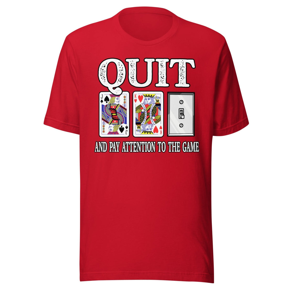 Quit Jack King Off Poker Shirt