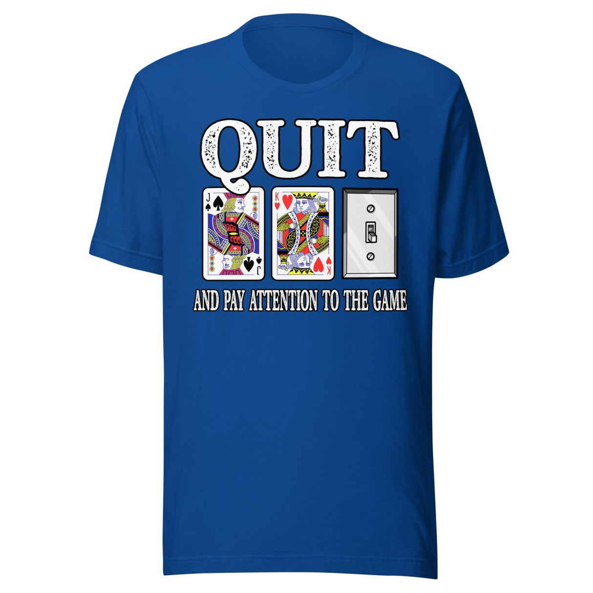 Quit Jack King Off Poker Shirt
