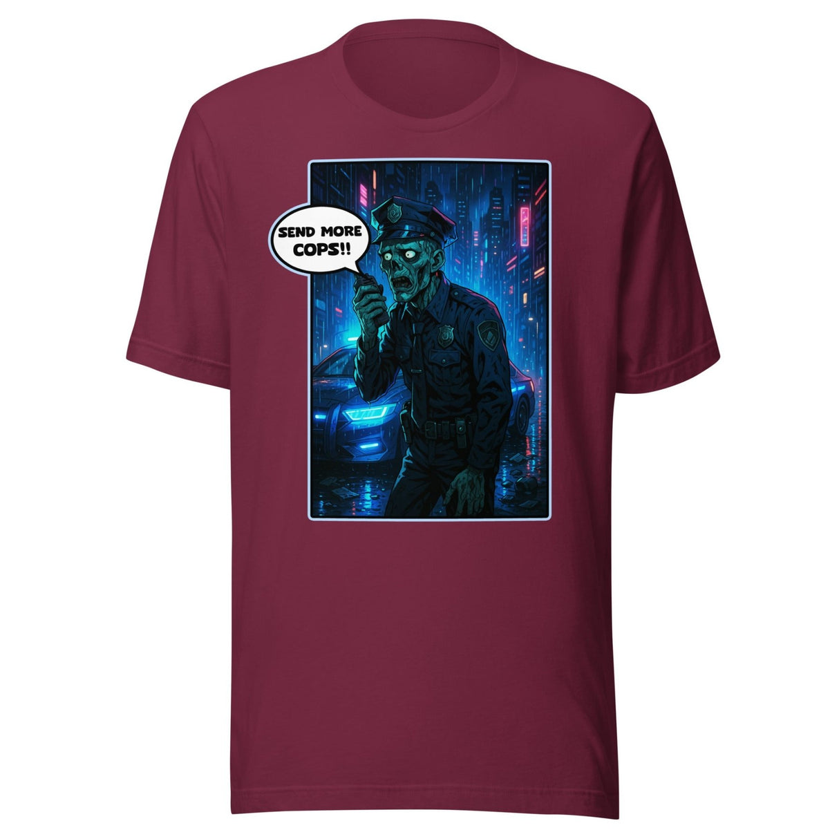 Send More Cops Zombie Shirt