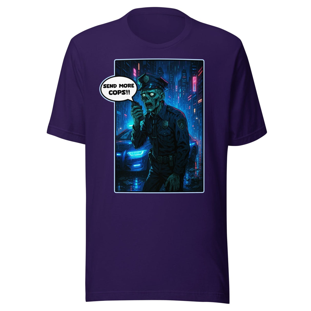Send More Cops Zombie Shirt