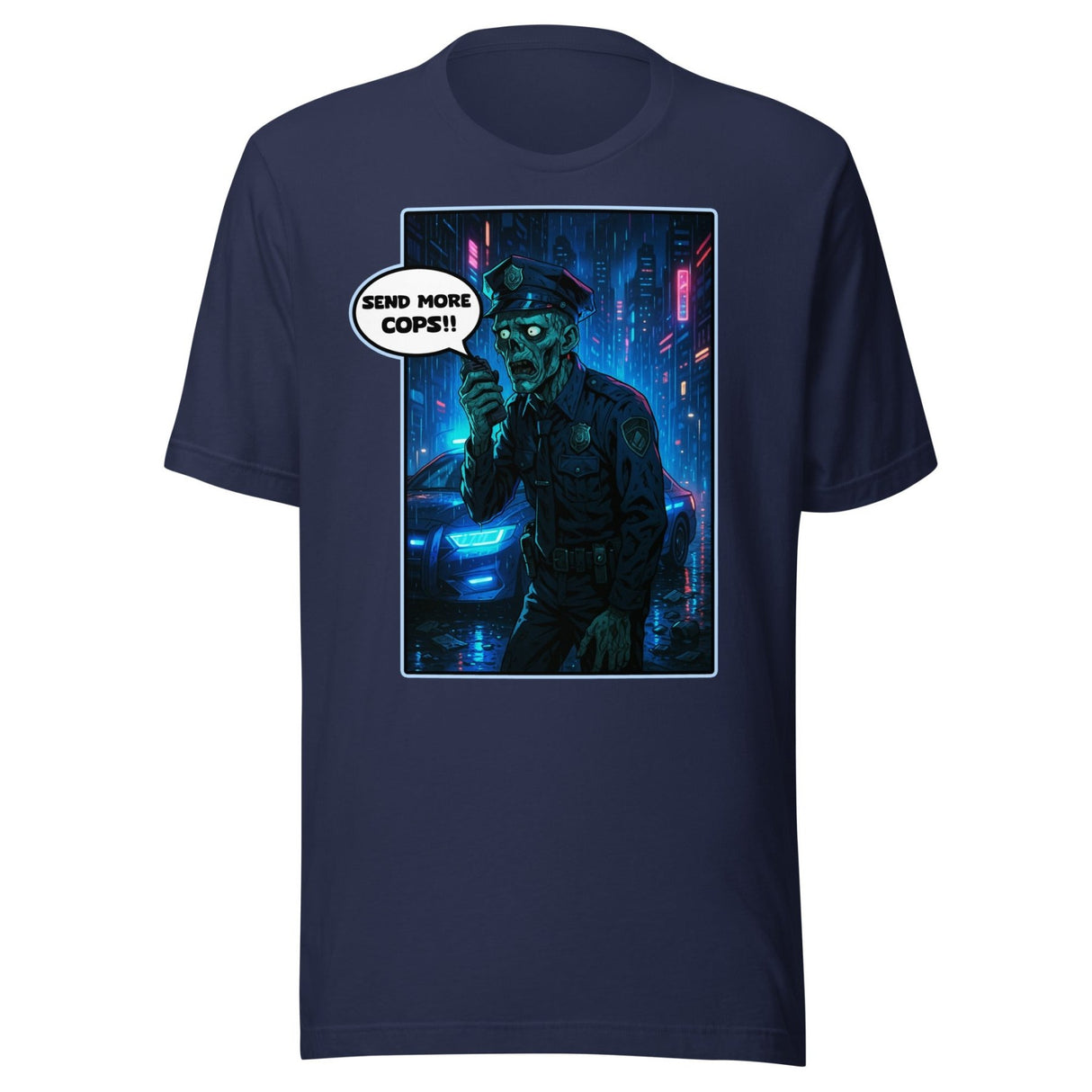 Send More Cops Zombie Shirt