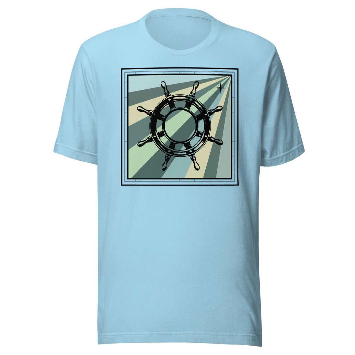 Ship Wheel Compass Graphic Shirt