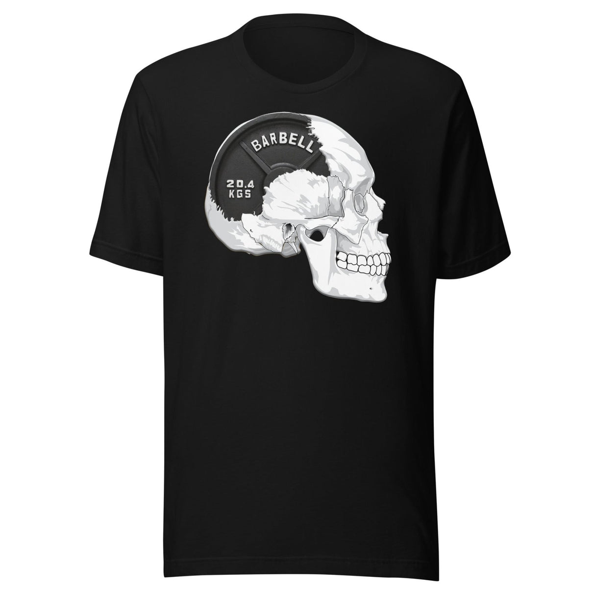 Skull Weight Dumbbell Brain Gym Shirt