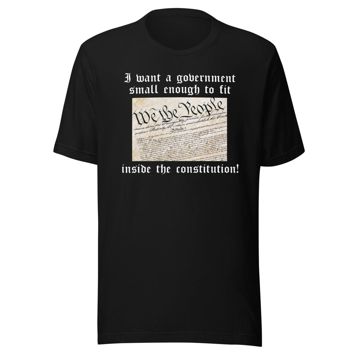 Small Government Constitution Shirt