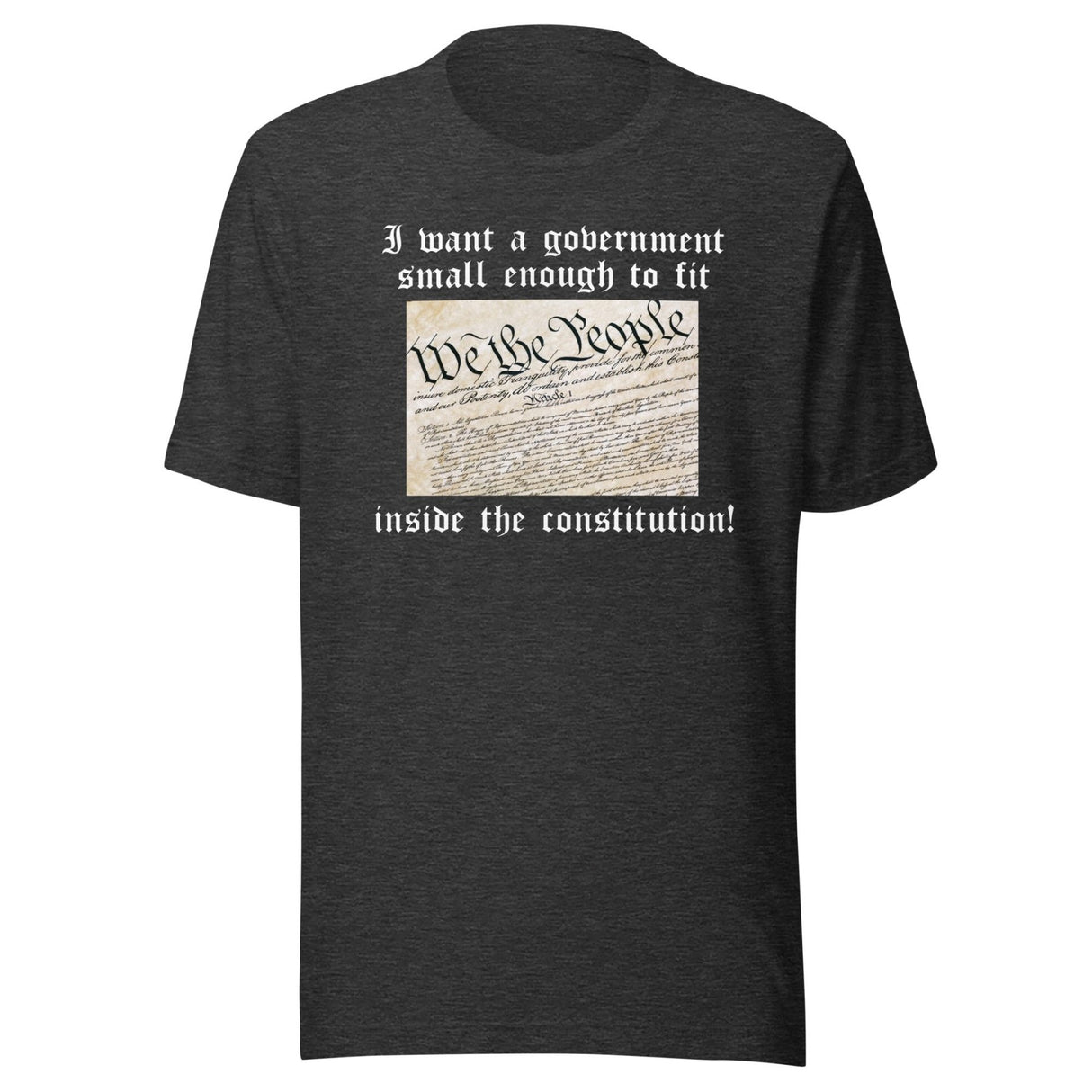Small Government Constitution Shirt