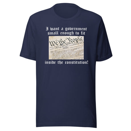 Small Government Constitution Shirt