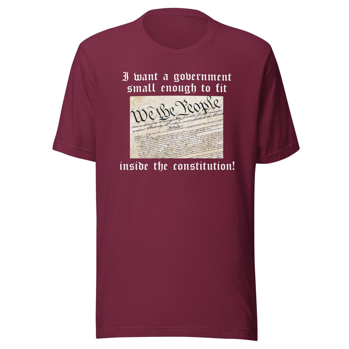 Small Government Constitution Shirt